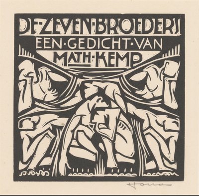 The Seven Brothers (original tittel på objekt) av Henri Jonas (signed by artist)
