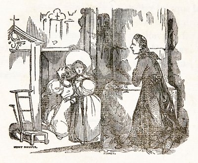 Le Rouge et le Noir [The Red and the Black] av Stendhal (Marie-Henri Beyle) (1783-1842) tittelside fra bok 1 av Henri Joseph Dubouchet