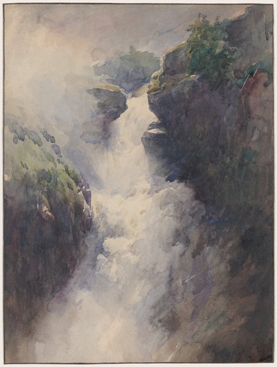 En kaskade i fjellene av Henri Joseph Harpignies
