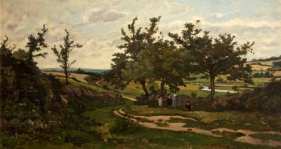 Landskap, 1886 av Henri Joseph Harpignies