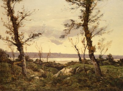 Elvemunningen, 1895 av Henri Joseph Harpignies
