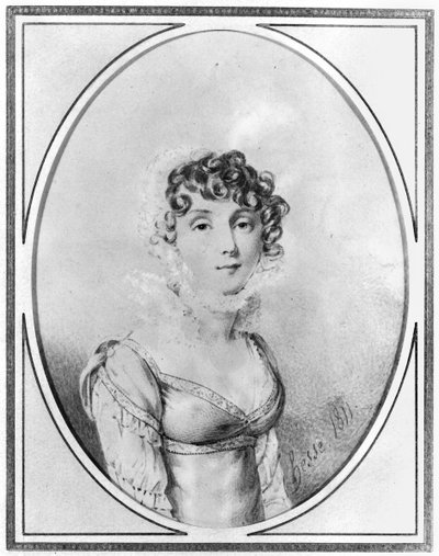 Portrett av Caroline Bonaparte (1782-1839) 1811 av Henri Joseph Hesse