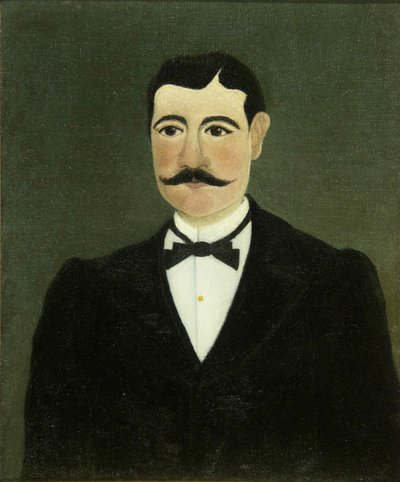 Portrett av Frumence Biche i sivile klær, ca 1891. av Henri Julien Félix Rousseau