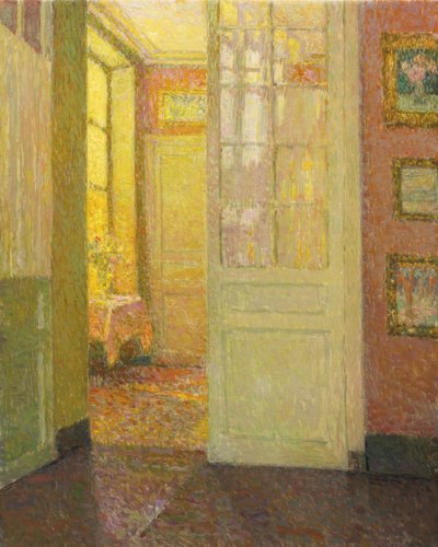 Interiør. Vinduslys, 1931 av Henri Le Sidaner