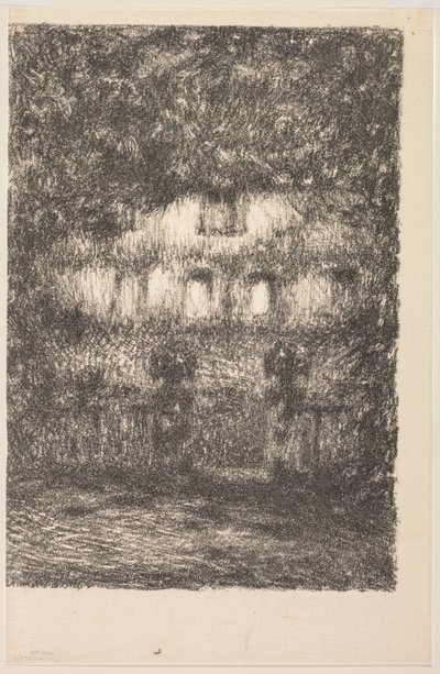 Huset i måneskinn av Henri Le Sidaner
