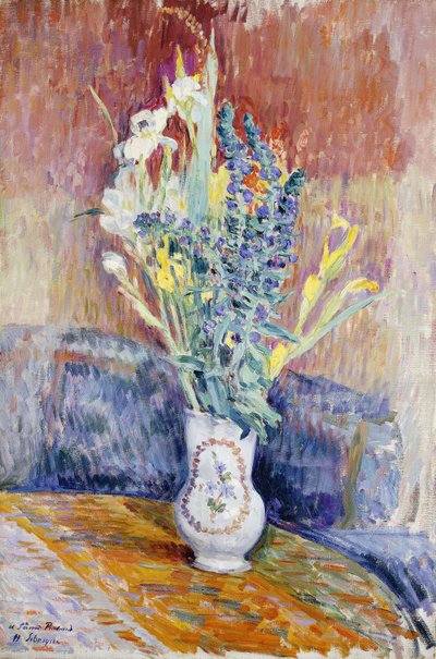 Blomsterbukett; Blomsterbukett, av Henri Lebasque
