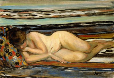 Naken kvinne sover; Nu Allonge, av Henri Lebasque