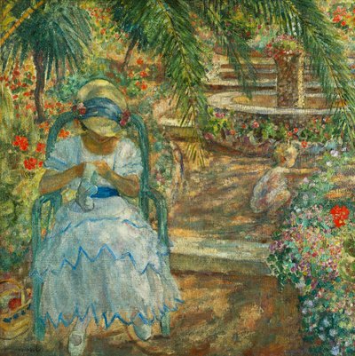 Under palmene; under palmene, av Henri Lebasque