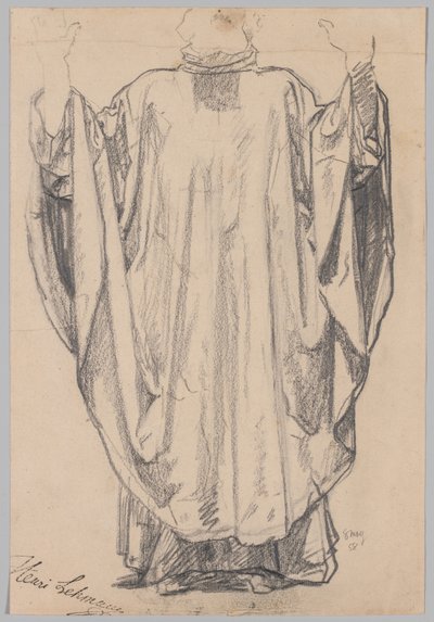 Kostymestudie av Henri Lehmann