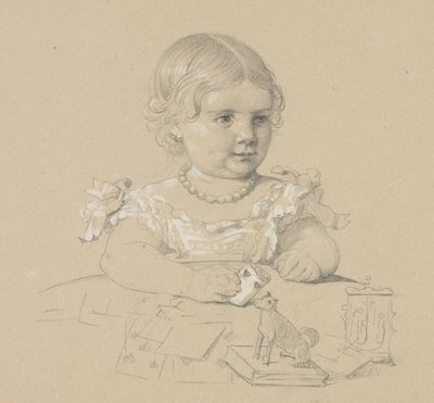 Portrett av et barn av Henri Lehmann