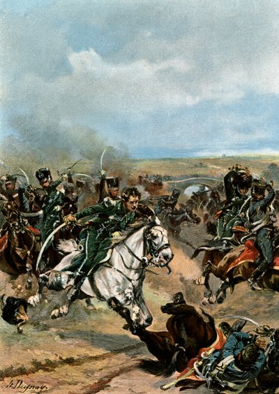 Heltemot av offiserene til den 20. Chasseurs av Henri Louis Dupray