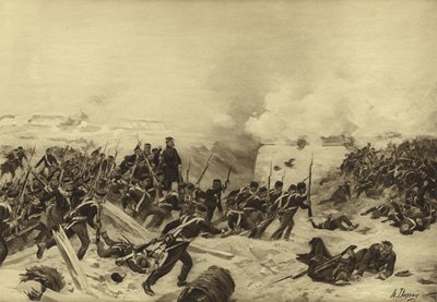 Beleiring av Sebastopol, 1854-1855 (gravyr) av Henri Louis Dupray
