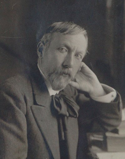 Portrett av komponisten Gabriel Pierné 1863-1937, 1910. av Henri Manuel