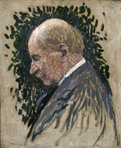 Portrett av komponisten Gustave Charpentier 1860-1956, ca 1932. av Henri Martin