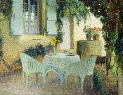 Terrasse til herregården i Marquayrol, av Henri Martin