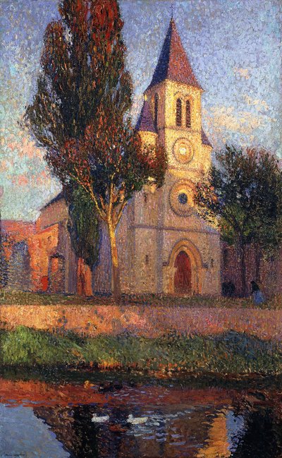 Kirken ved Labastide du Vert; Kirken labastide du Vert, av Henri Martin