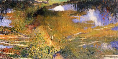 The Green nær Bastide du Vert; Le Vert nær Bastide du Vert, av Henri Martin