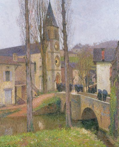 Tid for messe på Labastide du Vert av Henri Martin