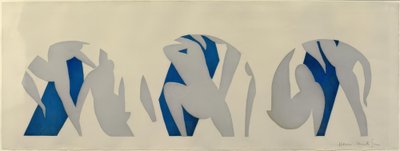 Dansen, grå, blå, hvit av Henri Matisse