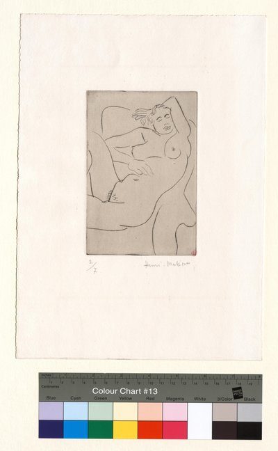 Sovende figur av Henri Matisse
