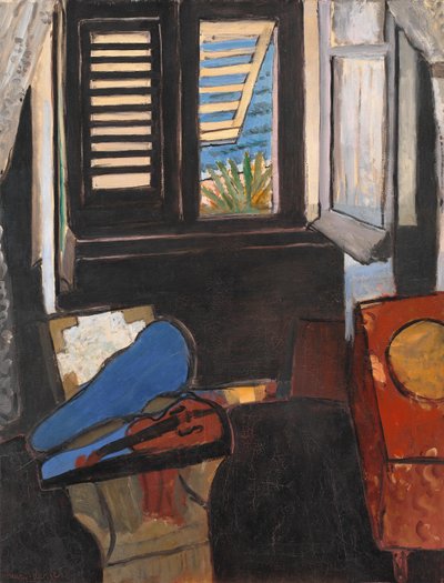 Interiør med en fiolin av Henri Matisse