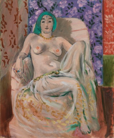 Maurisk kvinne (Det hevede kneet) av Henri Matisse