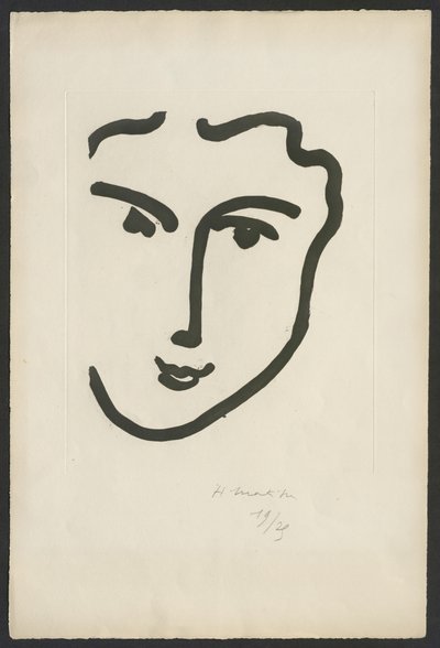 Nadia med det glade smilet av Henri Matisse