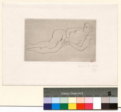 Liggende akt av Henri Matisse