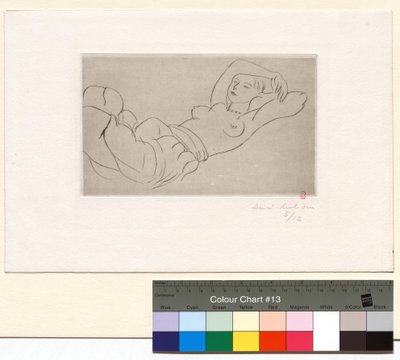 Liggende odalisk av Henri Matisse