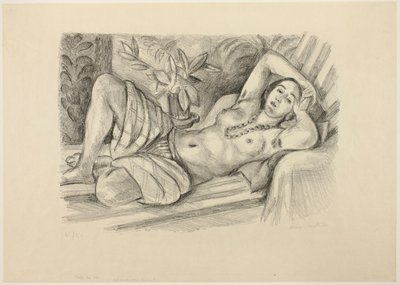 Odaliske med magnolia av Henri Matisse