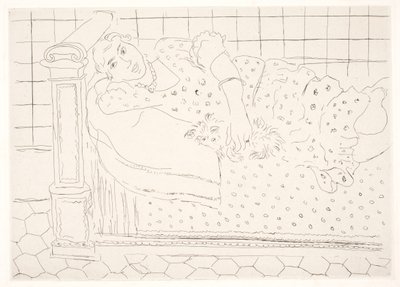 Hvile, figur med Gika av Henri Matisse