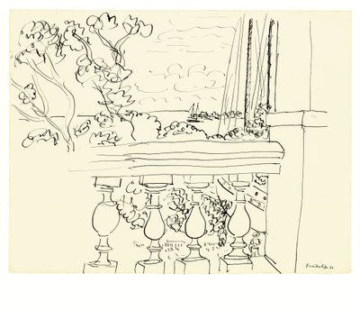 Havutsikt på Tahiti av Henri Matisse