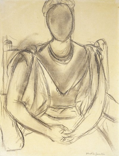 Sittende kvinne; Sittende kvinne av Henri Matisse