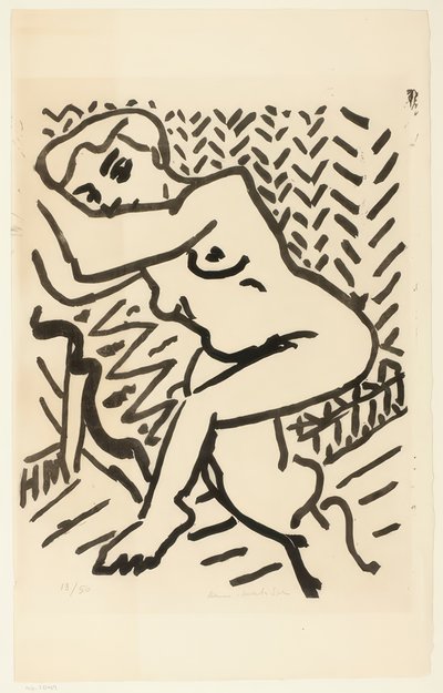 Liten lys tresnitt av Henri Matisse