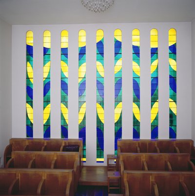 Glassmaleri i Rosenkranskapellet i Vence av Henri Matisse