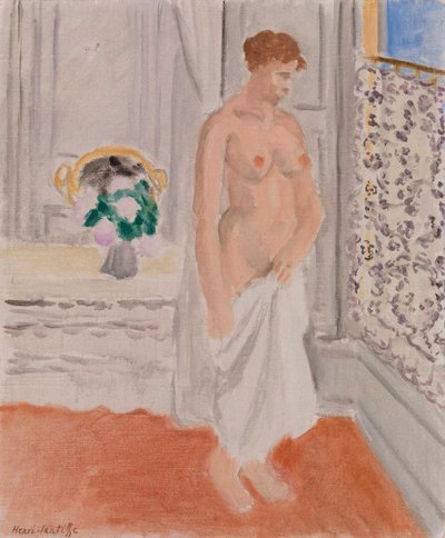 Stående naken nær vinduet av Henri Matisse