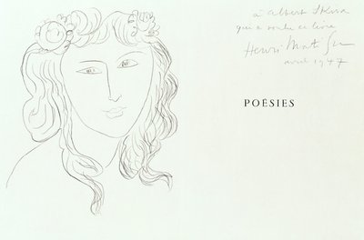 Stéphane Mallarme, Dikt av Henri Matisse