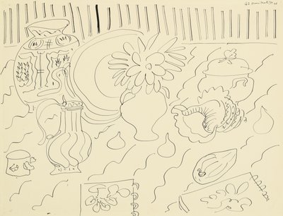 Stilleben (Tema G, Variasjon 2) av Henri Matisse
