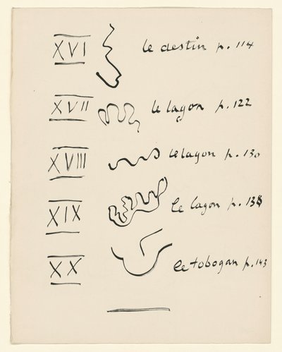 Billedplate 4. Fra «Jazz». s. 152 av Henri Matisse