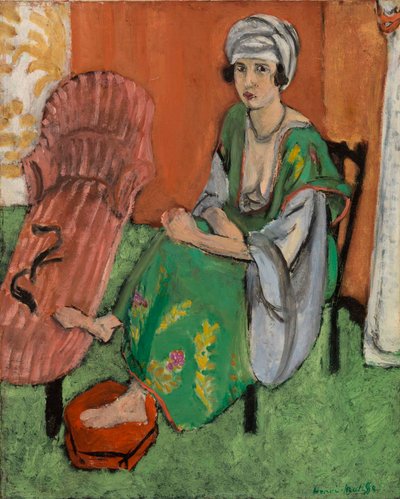 Den grønne kjolen (La Robe verte) av Henri Matisse