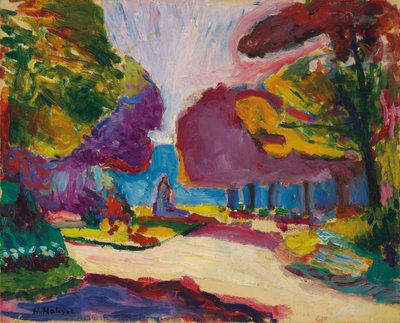 Luxembourghagen, Paris, ca. 1902 (olje på lerret) av Henri Matisse