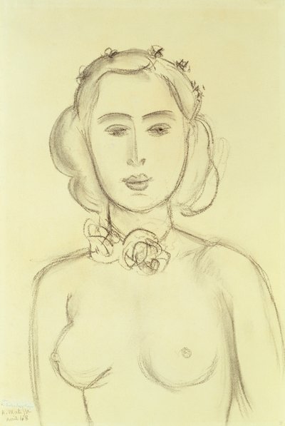 Kvinne med bare bryster av Henri Matisse