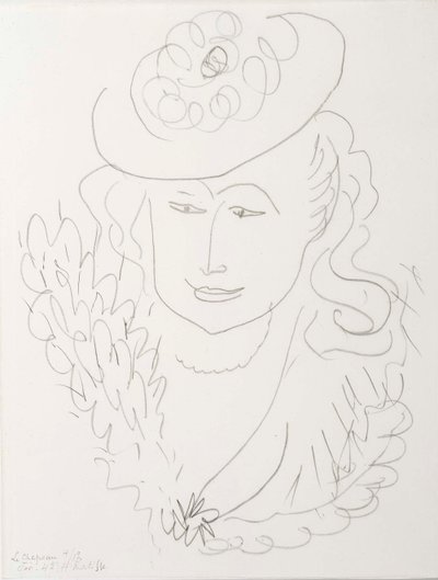Kvinne med hatt av Henri Matisse