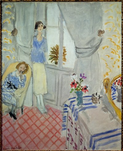 boudoiren 1921 (olje på lerret) av Henri Matisse