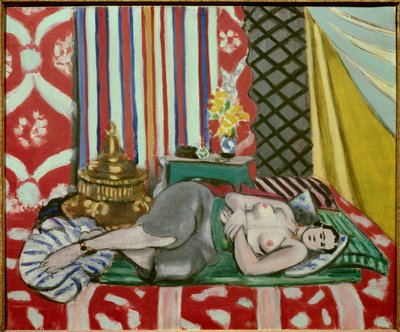 Odalisk med grå bukser 1925 (olje på lerret) av Henri Matisse
