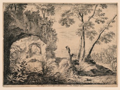 Døperen Johannes som forkynner ørkenen av Henri Mauperche