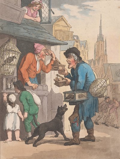 Cries of London: No.1: Buy a Trap, a Rat-Trap, 1. januar 1799. av Henri Merke