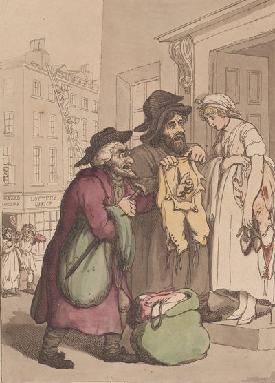 Cries of London, nr. 7, Old Clothes, 4. mai 1799. av Henri Merke