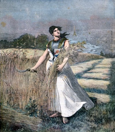 Allegory of France, 1891 av Henri Meyer