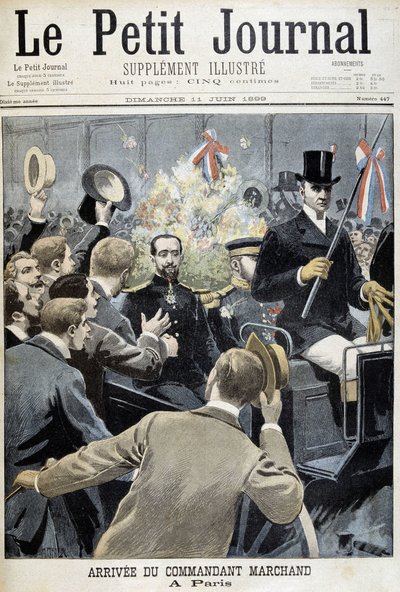 Ankomst av kommandør Marchand i Paris - i "" Le Petite Journal"" av 11.06.1899 av Henri Meyer